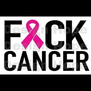 Fck cancer 4” vinyl decal